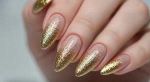 Gold Glitter Ombre