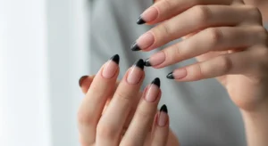 Nude to Black Cuticle Fade