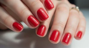 Classic Single-Color Glossy Nails