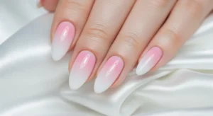 Pink Ombre Nails