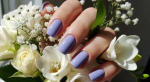 Light Lavender Nails