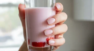 Strawberry Milk Nails