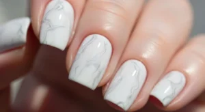 Soft Marble Nails