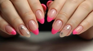 Soft Ombre with Tiny Stars