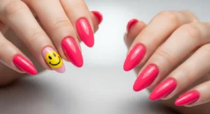 Smiley Accent Nail