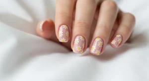 Daisy Flower Nails