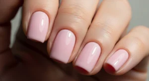 Baby Pink Gloss Nails