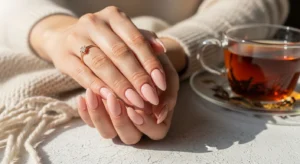 Almond Shape Minimal Nails