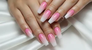 Ombre Coffin Nails