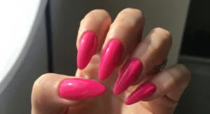 Pink Acrylic Nails