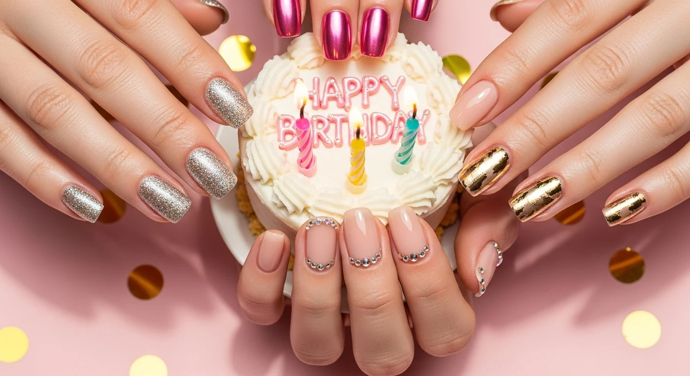 19 Birthday Nail Ideas to Steal the Spotlight