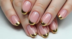 Gold French Tips