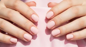 Strawberry Milk Pink Nails