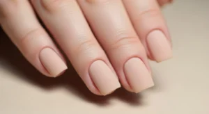 Matte Nude Nails