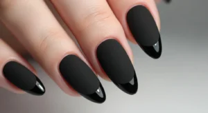 Matte Black with Glossy Tips