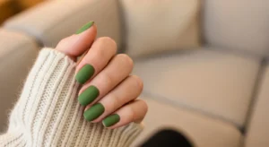 Matte Olive Green Cozy Vibes