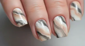 Stone-Inspired Marbling