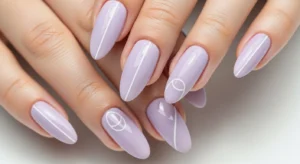 Minimal Line Art Nails