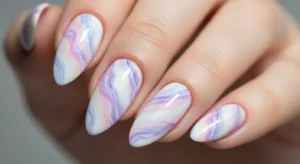 Pastel Marble Nails