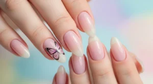 Butterfly Accent Nail