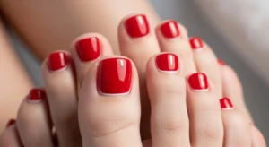 Classic Red Pedicure