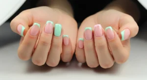 Classic French Tips with a Twist