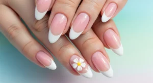 Flower Charm Pink French