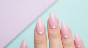 Pastel Heart Nails