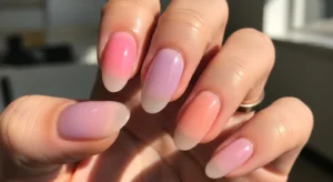 Sheer Colored Nails