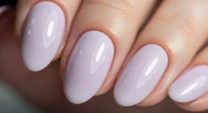Soft Lavender Nails