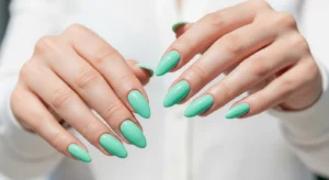 Mint Green Spring Nails