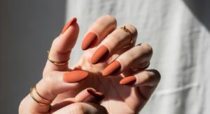 Terracotta Matte Nails