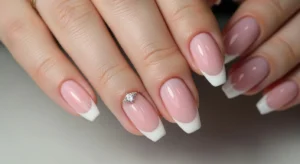 Classic Diamond Accent Pink French
