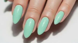 Mint Green Nails