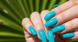 Turquoise Statement Nails