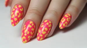 Pink Yellow Animal Print