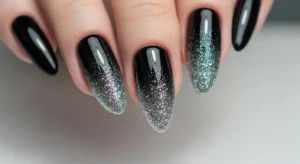 Black Glitter Gradient