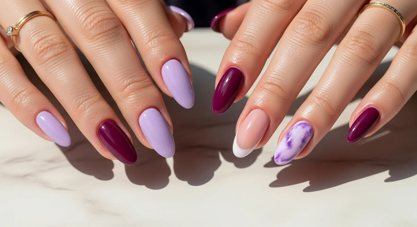 24 Purple Nail Ideas That Look Trendy, Chic, and Polished