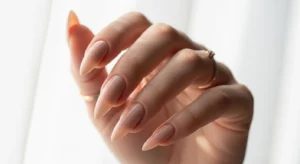 Nude Stiletto Nails