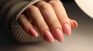 Soft Pink Gel Nails