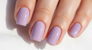 Lavender Glow Nails