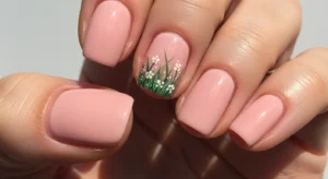 Meadow Detail Accent Nail
