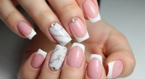 Rose Quartz Inspired Nails