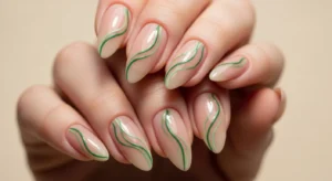 Green Swirl Design