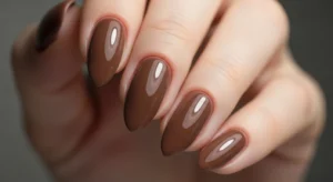 Brown Gel Nails