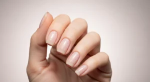 Clear Glossy Nails