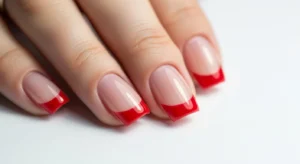 Red French Tips