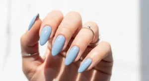 Powder Blue Nails