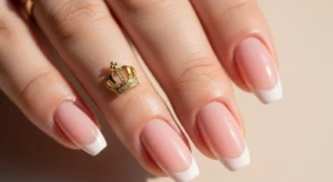 Pale Pink Crown Charm Look
