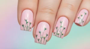 Baby Pink Stem Design